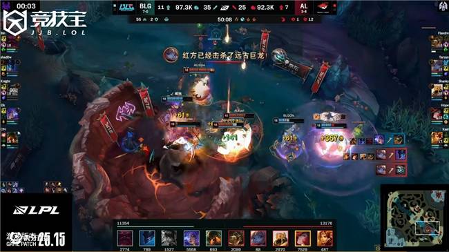 LOL-LPL: AL让一追二击敗(bài)BLG