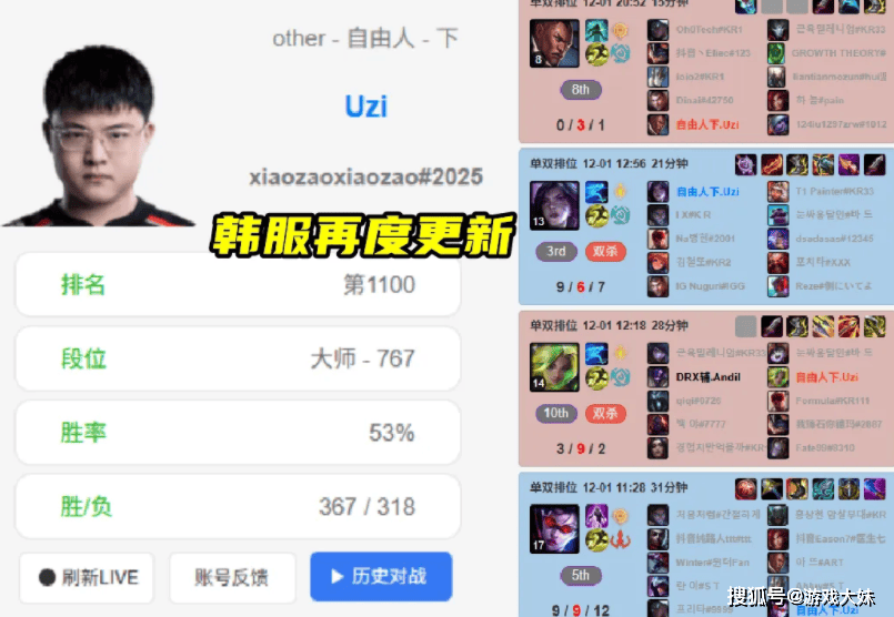 知(zhī)名主播爆料Uzi会复出,家庭每月花销20万,必须复出賺(zhuàn)钱