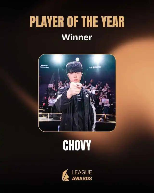 LOL新老交替，Chovy力(lì)压Faker拿年度选手，新王登基